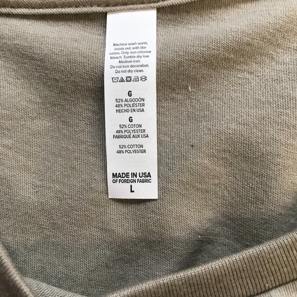 Anchor Distressed Short Sleeve Tee BB749 - Picture 3 of 3